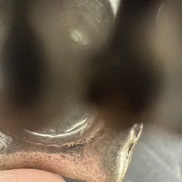 Vintage Turquoise Silver Tone Stretch Ring Big Comfortable Ring - Picture 8 of 16